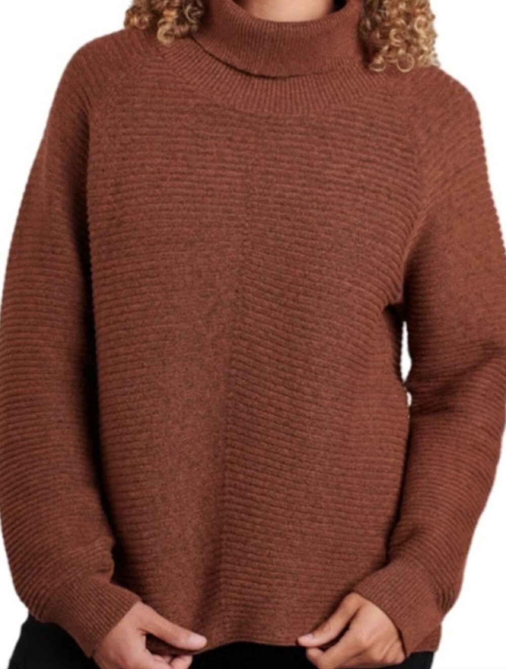 Kuhl Women's Copper Solace Sweater - Fall Winter Cozy Merino Blend Small